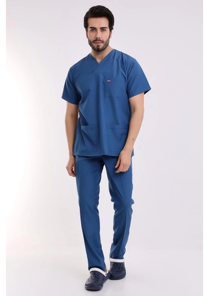 Zarf Yaka Erkek Takım - 37 Petrol Mavi modelleri