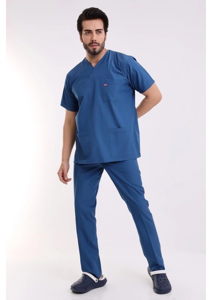 Zarf Yaka Erkek Takım - 37 Petrol Mavi fırsatları