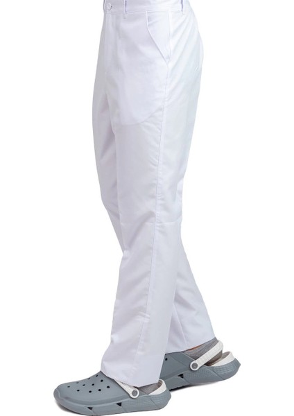 Erkek Alpaka Pantolon - Beyaz