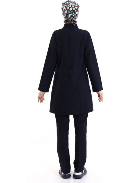 Tesettür Forma Takımı Full Çıtçıt - 5511 Bahar Lacivert fiyatları