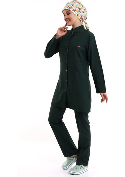 Tesettür Forma Takımı Full Çıtçıt - 5518 Bahar Ördek Başı Yeşili indirimleri
