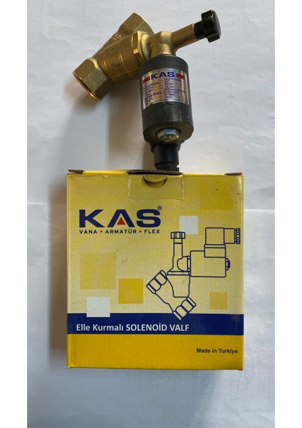 3/4" Elle Kurmalı Selenoid Valf