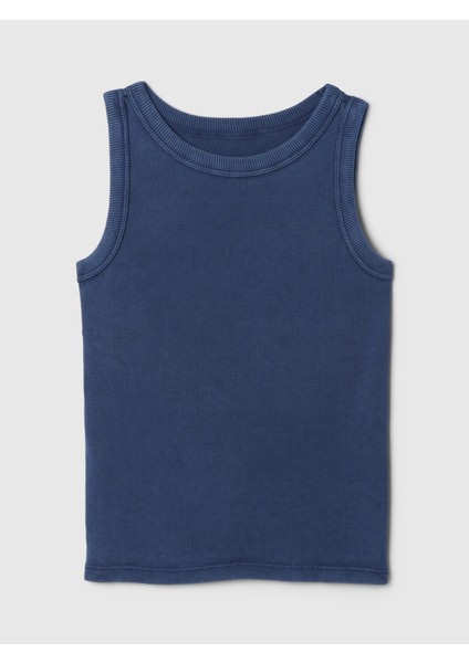 Kız Çocuk Koyu Mavi Fitilli Atlet fırsatları