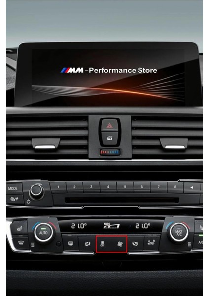 Bmw F20 - F22- F30- F32- F33- F36 Lcı Uyumlu Klima Panel Klima Açma Kapama Tuşu