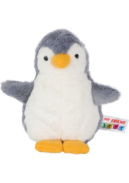 4134 Penguen Peluş Gri -My Friend Toys Kız Erkek Çocuk Oyuncak Eğitici Oyuncaklar