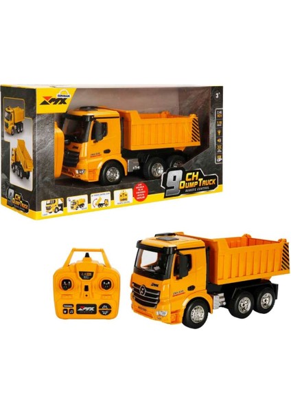 5083 Nessiworld-Rst-Rc Iş Makinesi 1 18 Damperli Kamyon Ff Işıklı 9ch 3 7V USB 2 4ghz