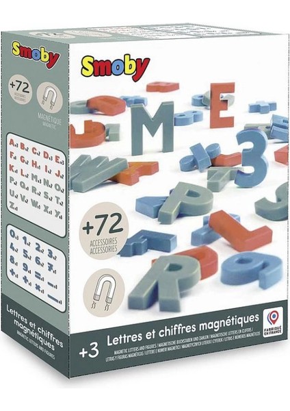 Smoby 72 Magnetic Letters & Numbers