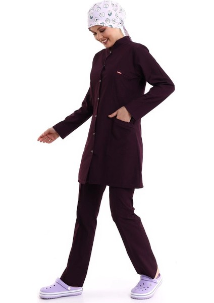 Tesettür Forma Takımı Full Çıtçıt - 5532 Mürdüm indirimleri