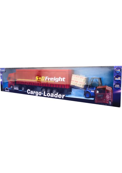 Kutulu Sürtmeli Forklift ve Kırmızı Konteynır Tır Kız Erkek Çocuk Oyuncak Eğitici Oyuncaklar fiyatları