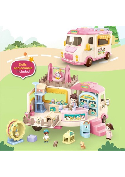 GB0506 Sesli Aksesuarlı Veteriner Arabası Kız Erkek Çocuk Oyuncak Eğitici Oyuncaklar modelleri