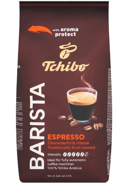 Barista Espresso Characterful&intense Çekirdek Kahve 1000 Gr.