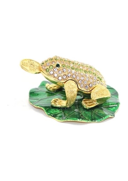 Swarovski Taşlı Tekli Kurbağa Model 2