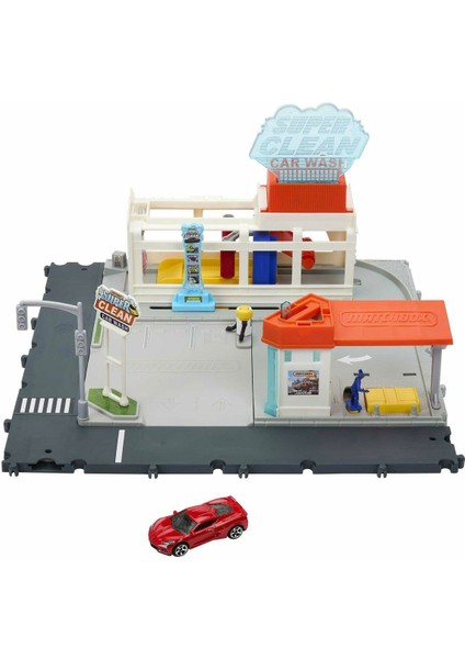 HNJ54 Matchbox Aksiyon Sürücüleri Süper Oto Yıkama Oyun Seti Kız Erkek Çocuk Oyuncak Eğitici Oyuncak fiyatları