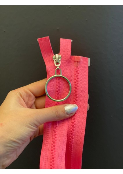 Neon Pembe Dişli Fermuar 46X3 cm fiyatları