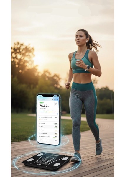 Dijital Baskül Yağ Su Kas Vücut Kitle Endeksi Kilo Ölçer Tartı modelleri