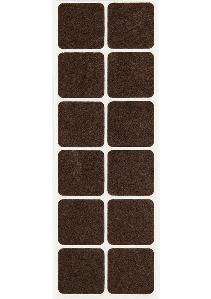 3118-FLAMME Zemin Koruyucu Keçe – 12’li Renkli 4x4 cm