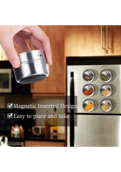 6'lı Mıknatıslı Baharatlık Seti fiyatları