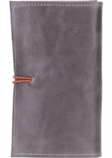 Deri Kablo Aksesuar Taşıma Çantası Antik Gri modelleri