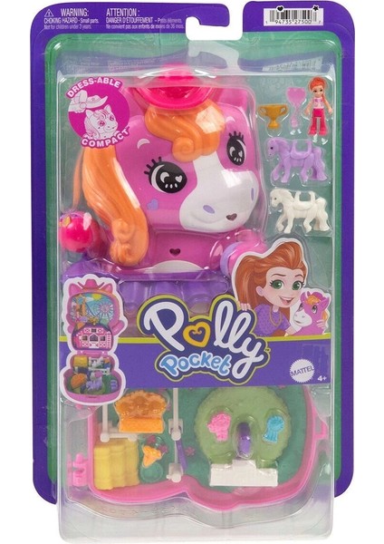 JCR39 Polly Pocket Midilliyle Rodeo Heyecanı Mikro Oyun Seti