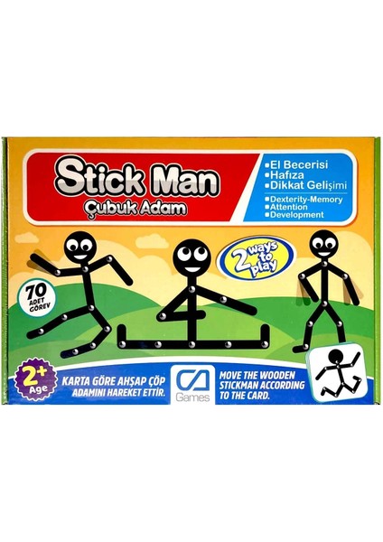 Buğz Stick Man Çubuk Adam Kutu Oyunu