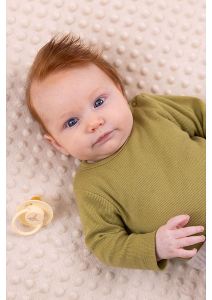 Pure Yuvarlak Uçlu Kauçuk Emzik No:3 18+ Ay Krem indirimleri