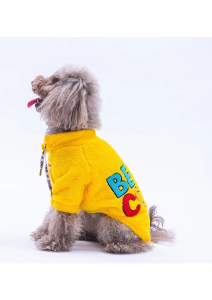 Sarı Porto Cozy Kedi Köpek Sweat