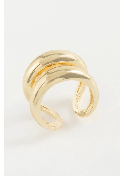 Çift Halka Metal Yüzük