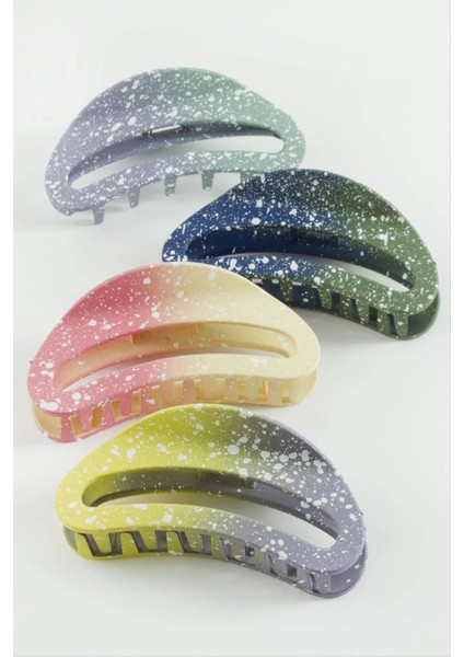 Oval Renkli Mandal Toka 10 cm