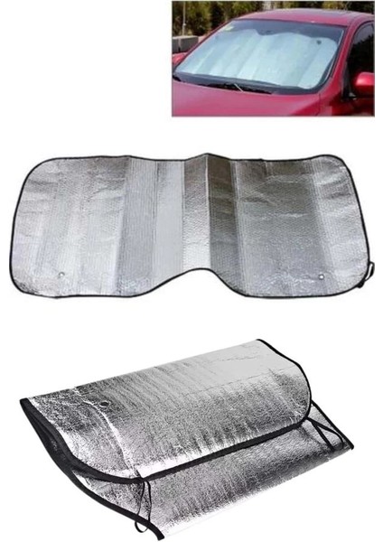 Güneşlik Koruyucu Perde Metalize Oto Araç Araba Güneşliği Ön Cam Güneşliği