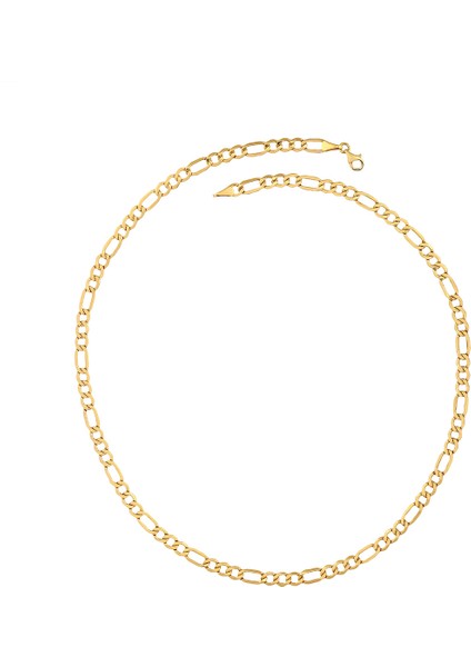 Agakulche Figaro Düz Altın Zincir fiyatları