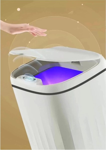 Otomatik Hareket Sensörlü Akıllı Çöp Kovası – 20 Litre Sessiz ve Hijyenik Kullanım fiyatları