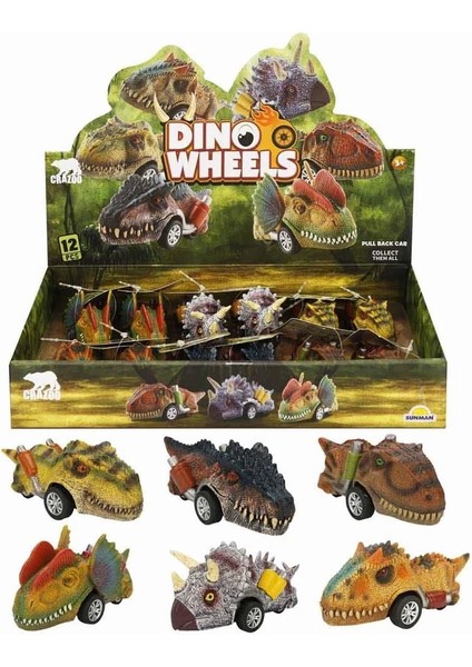 Crazoo Dinozor Çek Bırak Araba - 1 Adet Stokta Olan Gönderilir fiyatları