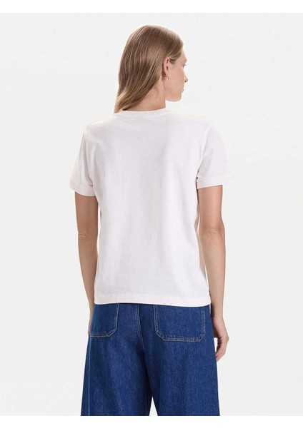 Unique Kadın Beyaz Aktif Regular Fit T-Shirt V5BI16K8FQ4-G1H6 fiyatları