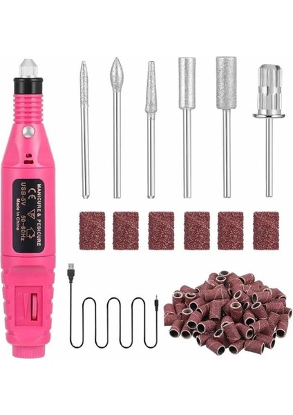 Protez Tırnak Ayak Nasır ve Tırnak Mantar Makinesi Elektrikli 12V Tırnak Törpü Seti
