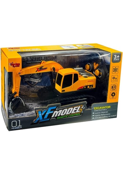 XFG-789-410A U/k Şarjlı Xf Model Kazıcı Kepçe -Vrd Kız Erkek Çocuk Oyuncak Eğitici Oyuncaklar