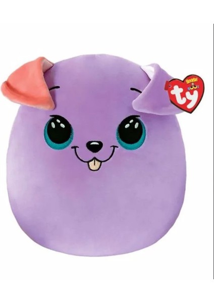Ty Squishy Beanies Yastık Köpek Bitsy 36CM Kız Erkek Çocuk Oyuncak Eğitici Oyuncaklar