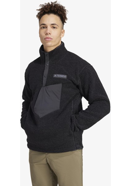 TERREX IW0231 Terrex Xploric High Pile Fleece Pullover Sweatshirt