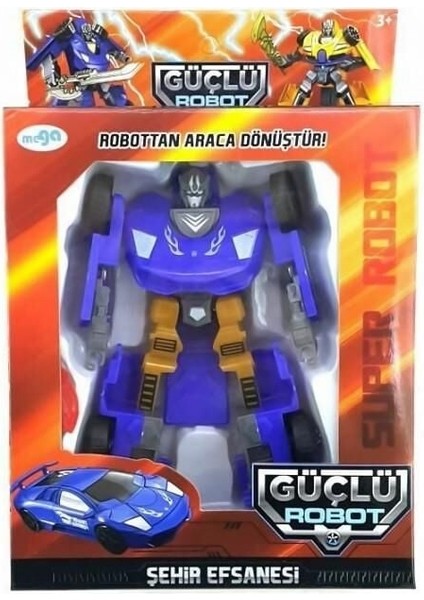 Mega Dönüşen Süper Robot Kız Erkek Çocuk Oyuncak Eğitici Oyuncaklar
