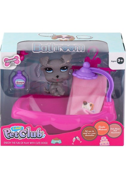 KZL-CL2102B 1-4 Pet Star Banyo Keyfi -Kızılkaya Oyuncak Kız Erkek Çocuk Oyuncak Eğitici Oyuncaklar