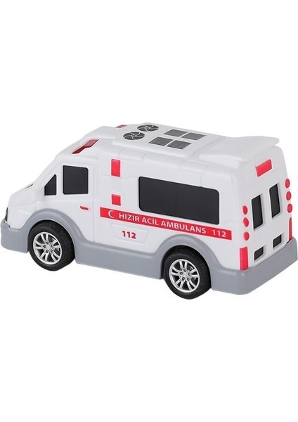 URT004-01 Şehrin Kırılmazları Sürtmeli Ambulans -Birliktoys Kız Erkek Çocuk Oyuncak Eğitici Oyuncakl fiyatları