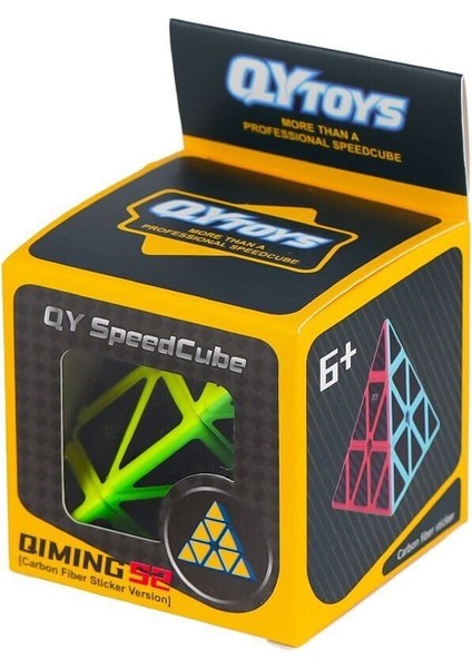 EQY672 Qy Fiber Karbon Pyramid Küp Kız Erkek Çocuk Oyuncak Eğitici Oyuncaklar