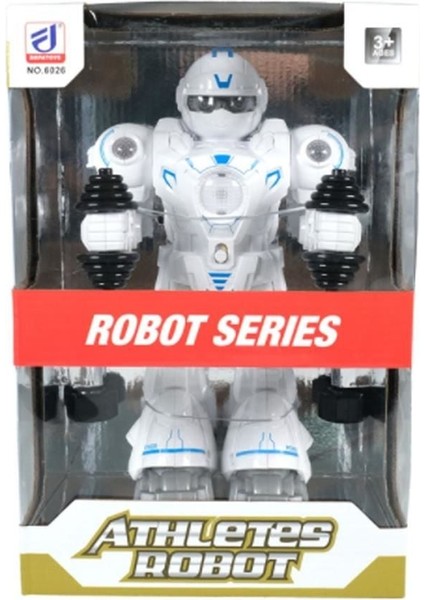 Işıklı Sporcu Atletik Robot 26CM Kız Erkek Çocuk Oyuncak Eğitici Oyuncaklar fiyatları