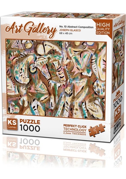 Ks Games No.10 Abstract Composition Puzzle 1000 Parça 20663 Kız Erkek Çocuk Oyuncak Eğitici Oyuncakl