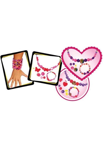 Dede Barbie Çantalı Boncuk Takı Seti Kız Erkek Çocuk Oyuncak Eğitici Oyuncaklar