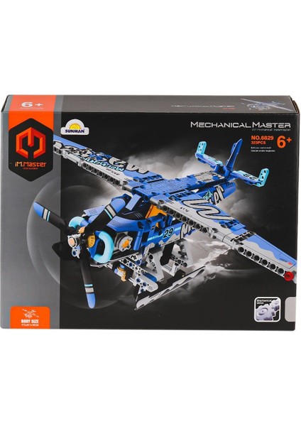 6829 Imm Deniz Uçağı Blok Seti 323 Parça Kız Erkek Çocuk Oyuncak Eğitici Oyuncaklar