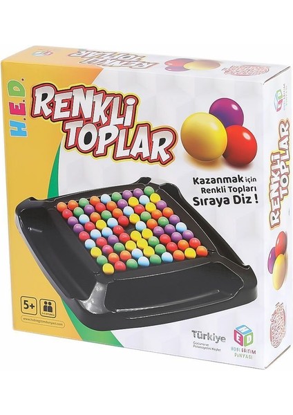 Hed 089 Renkli Toplar Kutu Oyunu Kız Erkek Çocuk Oyuncak Eğitici Oyuncaklar