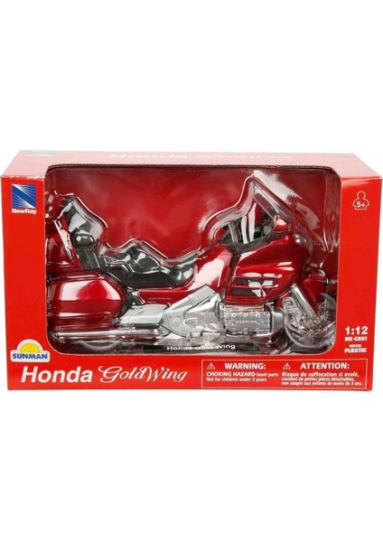 57253 1:12 Honda Gold Wing 2010 Motor -Sunman Kız Erkek Çocuk Oyuncak Eğitici Oyuncaklar