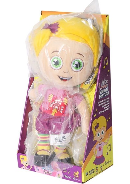 BAL-55114 Nil Müzikli Peluş Sevimli Dostlar Kız Erkek Çocuk Oyuncak Eğitici Oyuncaklar