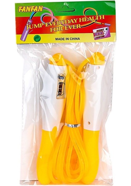 25841-7 Poş Sayaçlı Atlama Ipi - Stokta Olan Renk Gönderilir Kız Erkek Çocuk Oyuncak Eğitici Oyuncak