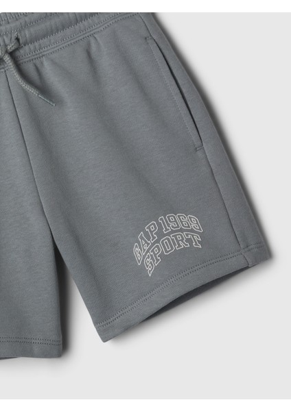 Erkek Bebek Gri Gap Logo Sweat Şort fırsatları
